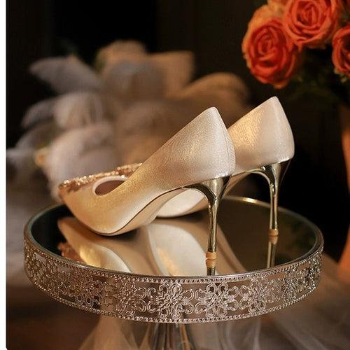 Xiuhe Elegant Women's Stiletto Heels for Formal Dress