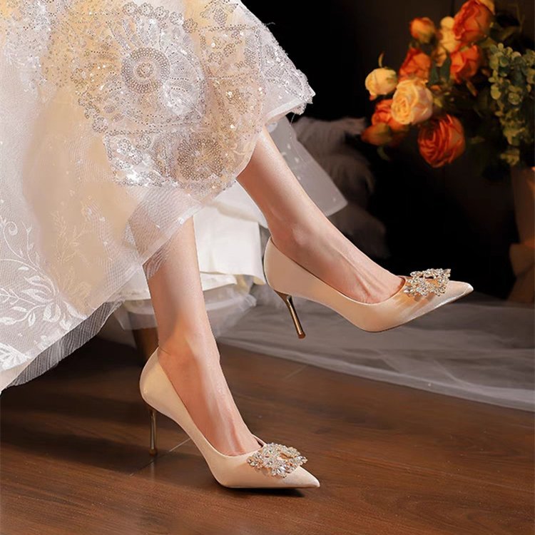 Xiuhe Elegant Women's Stiletto Heels for Formal Dress