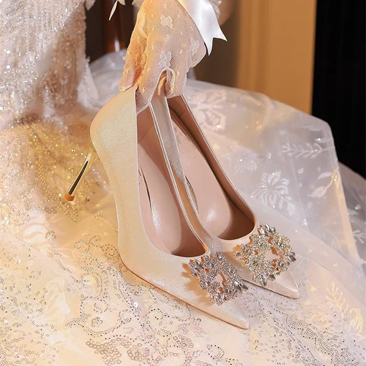 Xiuhe Elegant Women's Stiletto Heels for Formal Dress