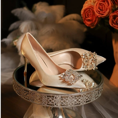 Xiuhe Elegant Women's Stiletto Heels for Formal Dress