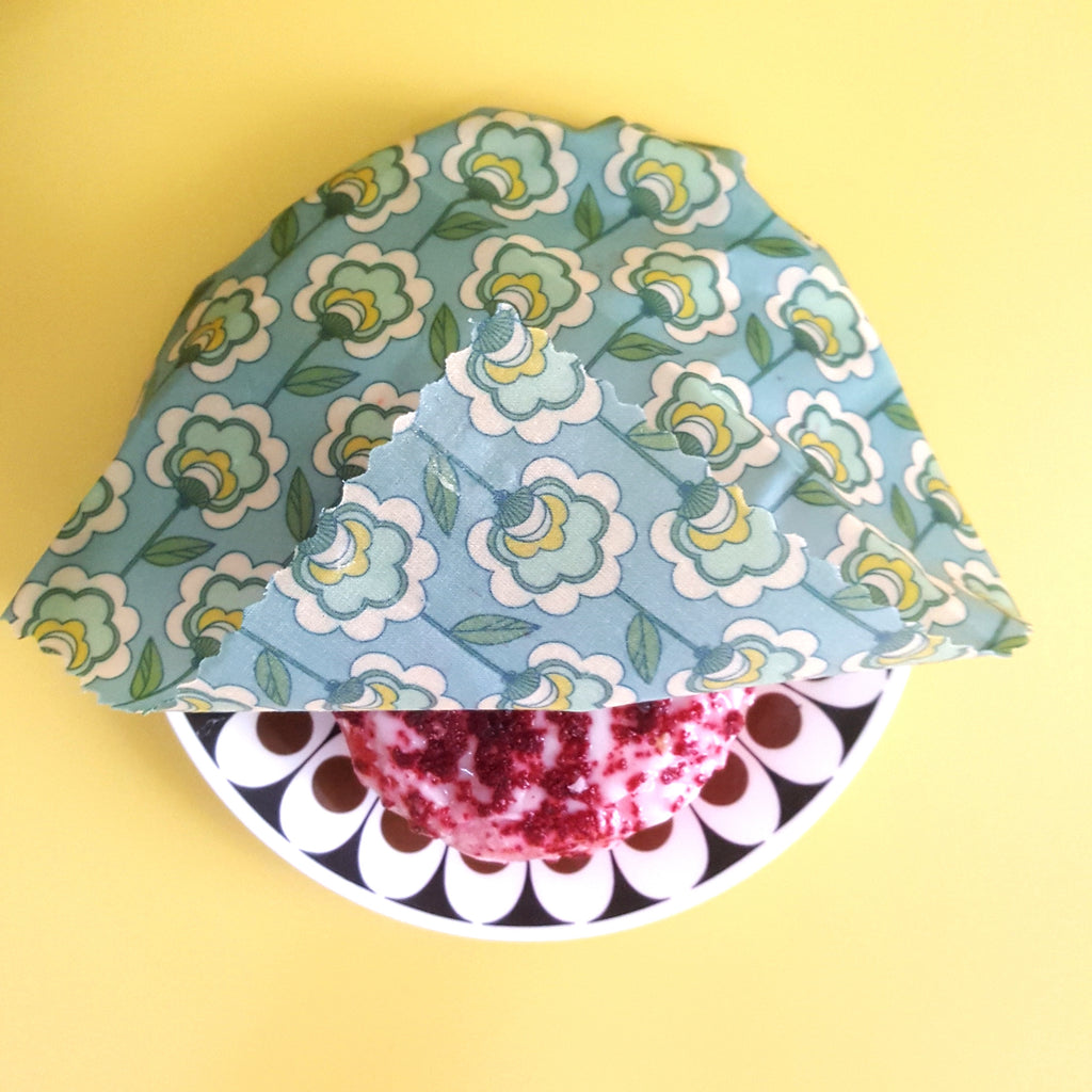 *Set of 3 Beeswax Food Wraps | Mod Poppies